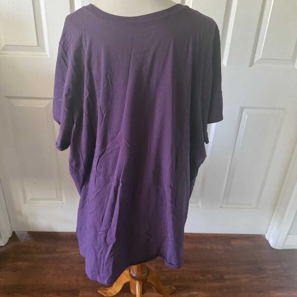 Frida Kahlo Shirt Size 6 Purple Sugar Skull Dia de los Muertos Floral Tee - Picture 5 of 11